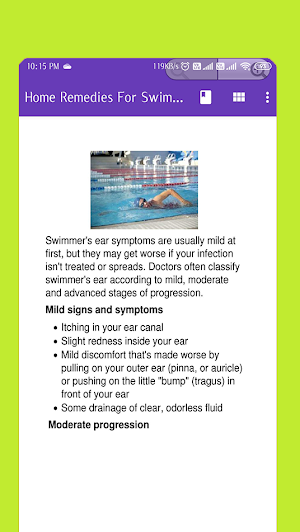Home Remedies For Swimmer’s Ear Screenshot 3