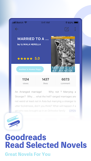 Goodreads-Read Selected Novels Screenshot 1