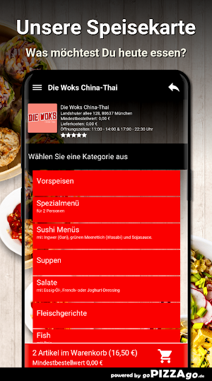 Die Woks China-Thai München Screenshot 3
