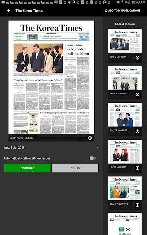 The Korea Times Screenshot 1
