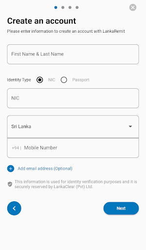 LankaRemit Screenshot 1