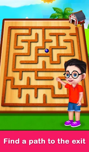 Educational Virtual Maze Puzzle for Kids Screenshot 1