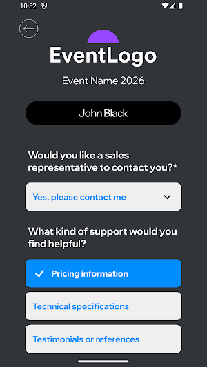 TAG Expo Scanner Screenshot 3