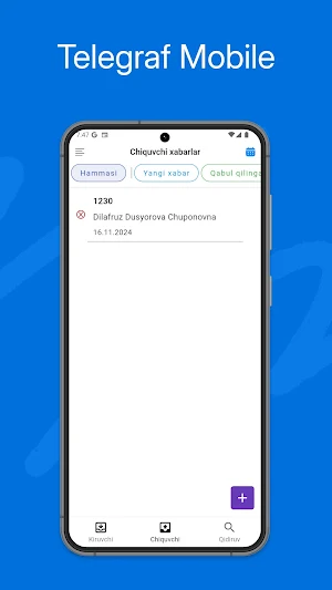 Telegraf Mobile Screenshot 0