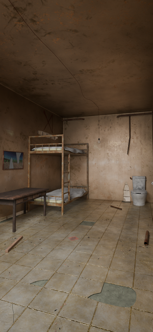 脱出ゲーム 荒廃した刑務所からの脱出 Screenshot 1