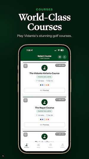 VidantaWorld Golf Screenshot 1
