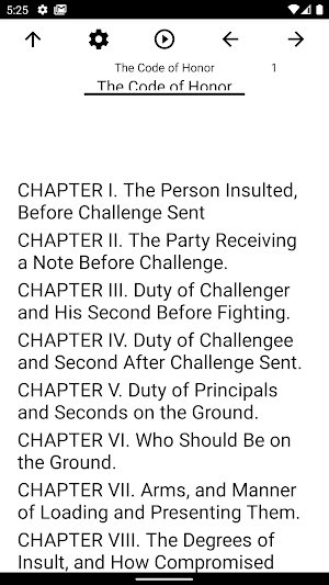 Book, The Code of Honor Screenshot 0