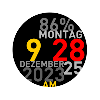Huge German Watch Face