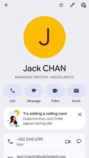 UContact: Business Card Reader Screenshot 2