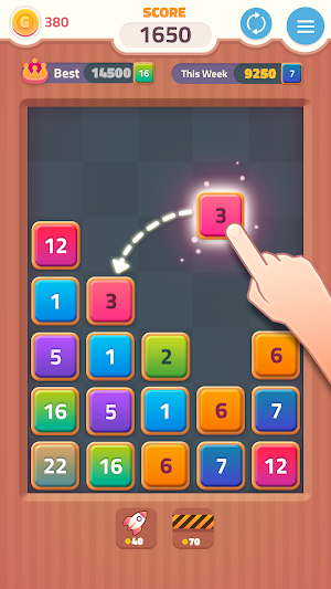 Merge Puzzle Box: Number Games Screenshot 2