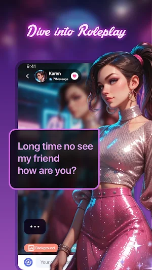 Bubbly AI: Characters Chat Screenshot 2