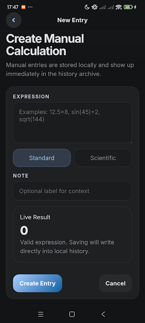 Precision Calc Screenshot 2