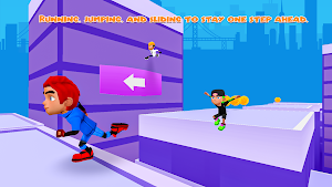 RoofTop Run - Parkour Race 3D Screenshot 1