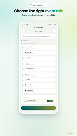 The Crewz App Screenshot 1
