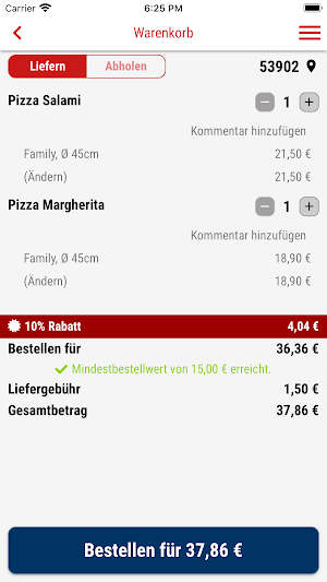 Big Boy Pizza Rheinbach Screenshot 1