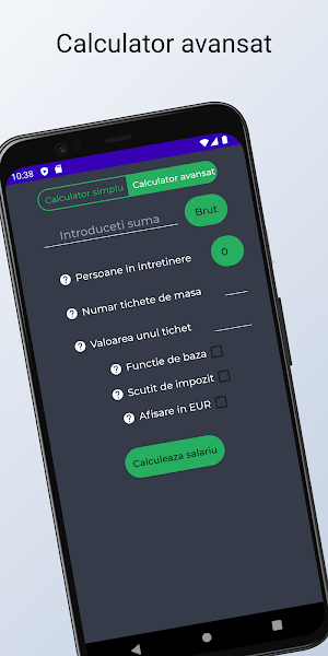 Calculator Salariu - Brut, Net Screenshot 2