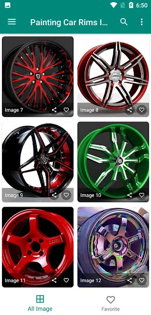 Painting Car Rims Ideas Screenshot 1