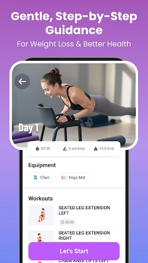 Chair Workout: Women's Edition Screenshot 2