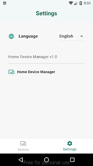 Home Device Manager Screenshot 1