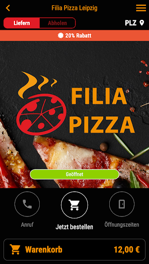 Filia Pizza Leipzig Screenshot 0