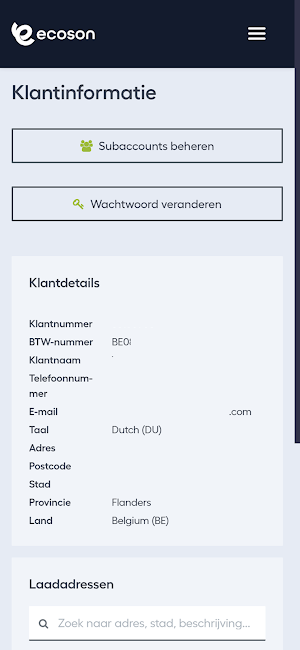 Ecoson - MyEcoson Screenshot 1