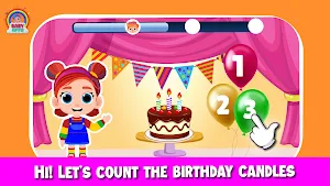 Birthday Bash Counting Fun Screenshot 1