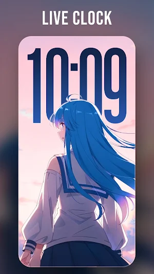 Live Clock Depth Wallpaper Screenshot 2