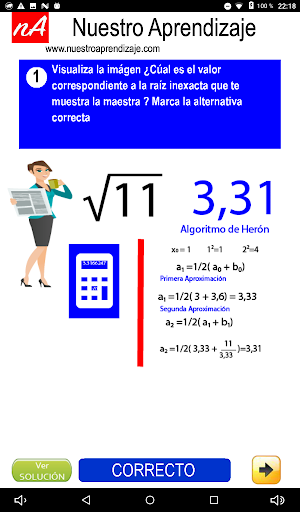 Calcular  valor de raíz cuadrada inexacta (Herón) Screenshot 3