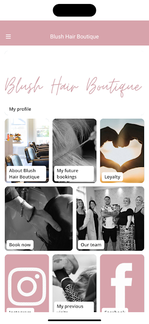 Blush Hair Boutique Screenshot 0