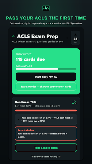 ACLS Practice Test: Exam Prep Screenshot 0