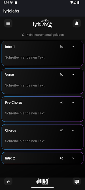LyricLabs Screenshot 2