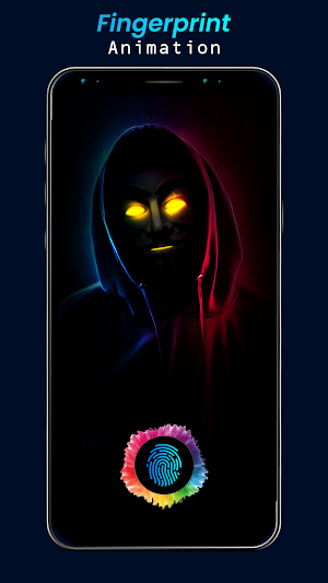 Fingerprint Animation Walpaper Screenshot 0