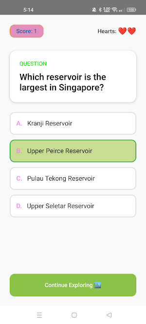 Singapore Quiz Screenshot 0
