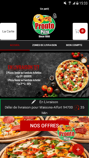 Pronto Pizza vitry Screenshot 1