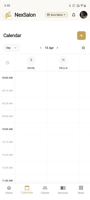 NexSalon - Management Screenshot 1