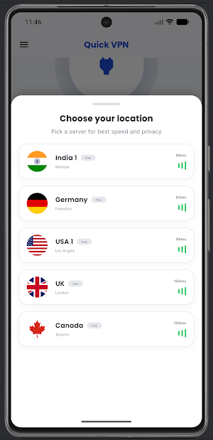 QuickVPN Screenshot 2