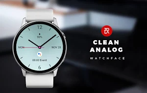 Clean Analog Watch Face Screenshot 0