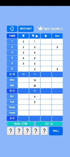 Yamb Yamb : Brain Test Screenshot 2