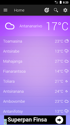 Madagascar Weather Screenshot 1