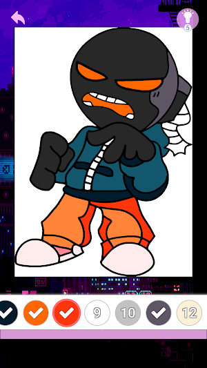 Friday Night Funkin Mods Coloring Book Screenshot 2
