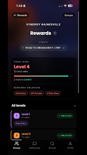 Synergy - Promote Events Screenshot 2