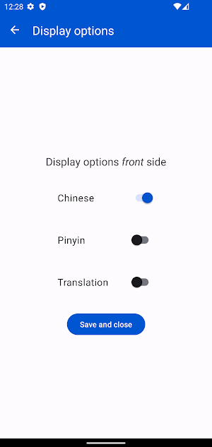 Chinese Word Trainer Screenshot 3