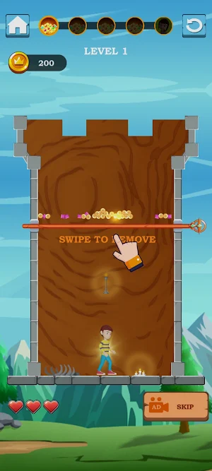 Rudra Pull Pin puzzle Screenshot 1