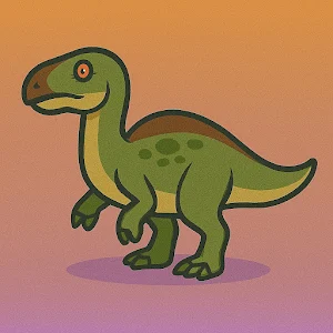 Herbivor Dino Logo Lucu Screenshot 2