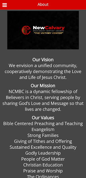 New Cavalry Missionary Baptist Screenshot 1