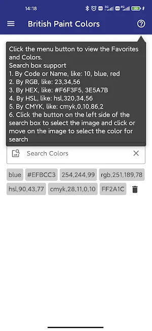 British(AUS) Paint Colors Screenshot 0