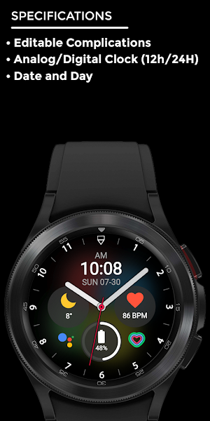 Nighty Hybrid 02 - watch face Screenshot 3