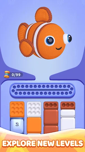 Marble Drop: Yarn Sort 3D Screenshot 2