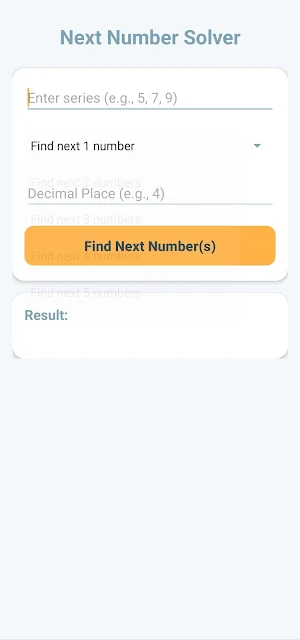 Next Number Solver Screenshot 0