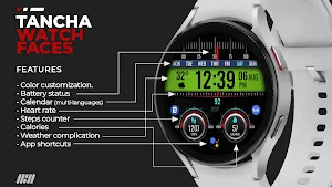 Tancha S21 Digital Watch Face Screenshot 1